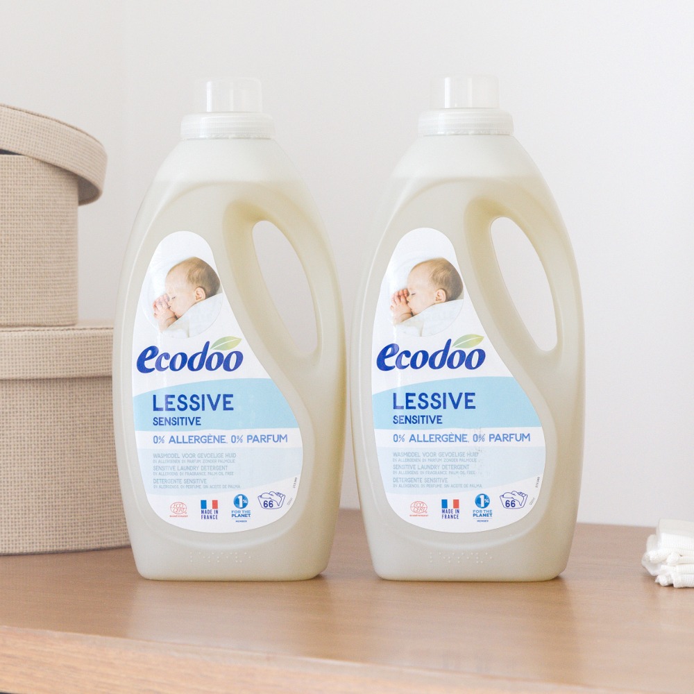 ecodoo, [에코두] 고농축 아기 세탁세제 무향 2L 2개 중성 센서티브