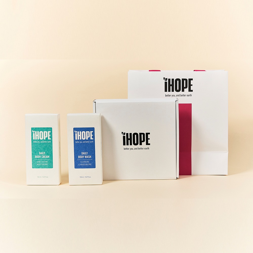 iHOPE, 아이홉 패밀리 바디워시&amp;크림 2종 바디 선물세트