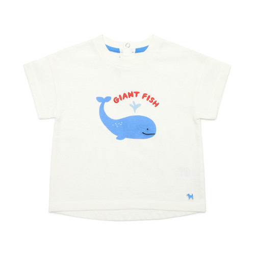 BLUEDOG baby, COOL 썸머 고래 티셔츠 (44314-332-10)