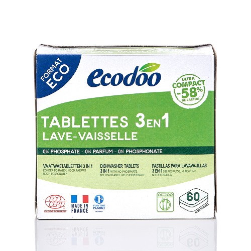 ecodoo, [에코두] 식기세척기세제 타블렛 3in1 720g 60정