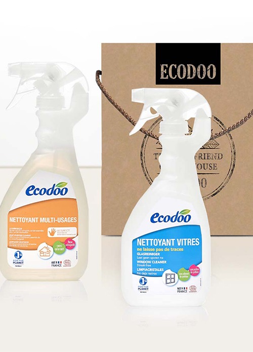 ecodoo, [에코두] 가정의달 욕실/유리 세정제 선물세트 (욕실세정제 500ml+유리세정제 500ml)
