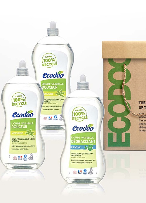 ecodoo, [에코두] 가정의달 주방세제 1L 선물세트(주방세제 버베나 1L x2+주방세제 민트 1L+펌프x2)