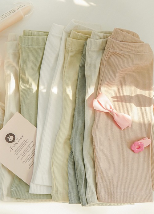 ARIMCLOSET, 즐거운 여름 날의 베이직한 7부 레깅스 - 7color basic summer leggings