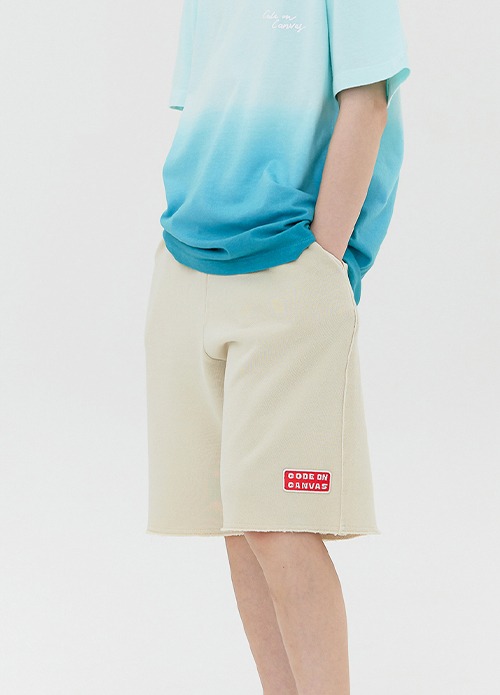 CODE ON CANVAS, ★SUMMER★SHORT PANTS FADED BEIGE